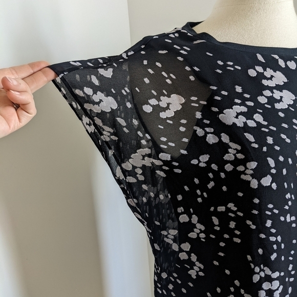 Cabi cosmos oversized layered black blouse S - Picture 10 of 16